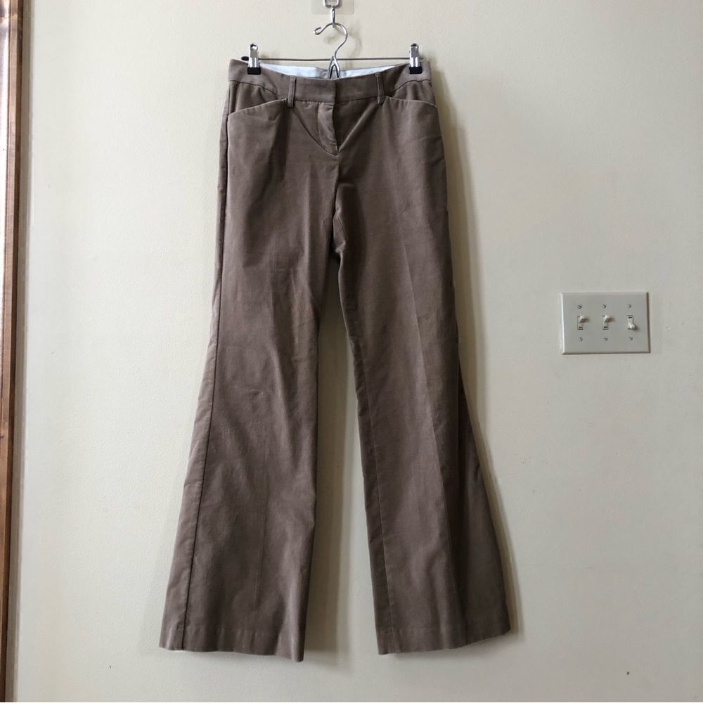Express Editor Velvet Wide Leg Pants